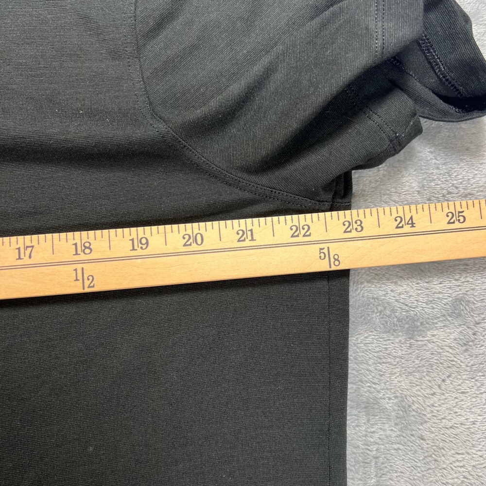 Lululemon Mens Evolution Short Sleeve Polo Shirt Black Size XL Athletic Golf - Picture 4 of 8